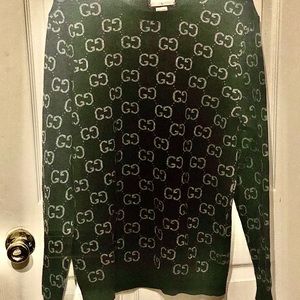 Gucci men black sweater